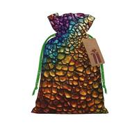 YKJJFVZ Pochettes à bijoux avec cordon de serrage pour bonbons, mariage, Noël, taille moyenne, imprimé peau de serpent
