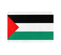 YKJJFVZ Tapis de porte d'entrée imprimé drapeau de Palestine pour entrée intérieure et extérieure, tapis de bienvenue avec tissu en flanelle