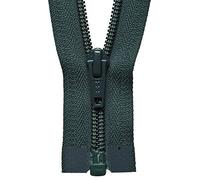 YKK Bobine de fermeture éclair en nylon n°890 Vert forêt Longueur 30 cm