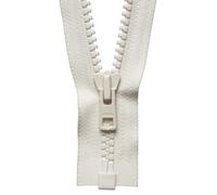 YKK Fermeture éclair à extrémité ouverte, beige, longueur 56 cm
