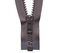 YKK Fermeture éclair à extrémité Ouverte, Plastique, Numéro 570 Marron, 81 cm Length
