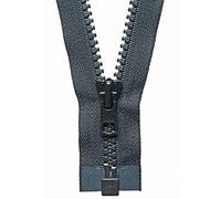 YKK Fermeture éclair à extrémité Ouverte, Plastique, Numéro 580 Noir, 71 cm Length