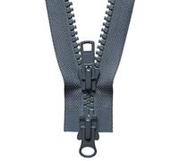 YKK Fermeture éclair bidirectionnelle, Non Gris foncé 578, 76 cm Length