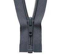 YKK Fermeture éclair en nylon N° 578 Gris foncé Longueur 41 cm