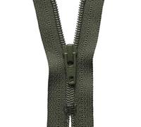 YKK Fermeture éclair en Spirale, Métal, Nylon, Non Kaki (566), 36 cm Length