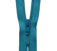 YKK Fermeture éclair en Spirale, Nylon, Non Bleu Sarcelle 906, 30 cm Length
