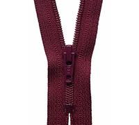 YKK Zippé Coil N°527 Dark Wine Longueur 41 cm