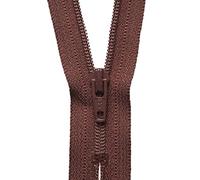 YKK Zippé n°855 Roux Longueur 30 cm