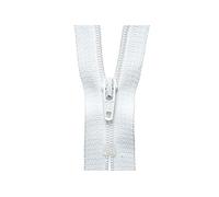 YKK Zippé spirale n°501 Blanc Longueur 18 cm