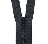 YKK Zippé spirale n°580 Noir Longueur 46 cm