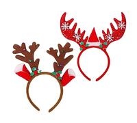 YKKJ 2 pièces Bandeau de Noël，Noël Bandeau Renne，pour Les décorations de fête de NoëlDécorations.