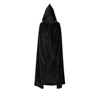 YKKJ Cape de Vampire,Longue Cape à Capuche,pour Cosplay Halloween Masquerade Soirées Vénitienne(90cm).