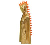 YKKJ Dinosaure Cape À Capuche,Dinosaure Déguisement,pour Cosplay Fête Carnaval Anniversaire Party Soirée(Or).