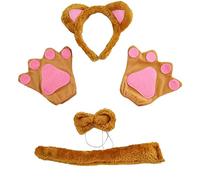 YKKJ Ensemble de Costumes de Chat，Sets Chat Déguisement Animal，pour Le déguisement d'halloween, Le Jeu de Chat et Le Jeu de rôle Animalier.