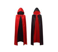 YKKJ Halloween Cape à Capuche,Longue Cape à Capuche,pour Cosplay Halloween Masquerade Soirées Vénitienne(90cm).