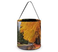 YKLBV [Dimensions : 20 x 21 x 18 cm (l x L) - Sacs à bonbons imprimés aux couleurs de l'automne - Réutilisables pour les fêtes et les cadeaux