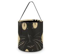 YKLBV [Dimensions : 20 x 21 x 18 cm (l x L) - Sacs à bonbons imprimés en forme de cœur de chat - Réutilisables pour les fêtes et les cadeaux