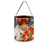 YKLBV [Dimensions : 20 x 21 x 18 cm (l x L) - Sacs à bonbons imprimés pour Halloween - Réutilisables pour les fêtes et les cadeaux