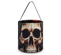 YKLBV [Dimensions : 20 x 21 x 18 cm (l x L) - Sacs à bonbons imprimés roses rouges - Réutilisables pour les fêtes et les cadeaux