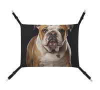 YKLBV Hamac respirant imprimé bouledogue anglais pour animal domestique - Solution peu encombrante pour chats, chiens et petits animaux de compagnie - Confort n'importe où