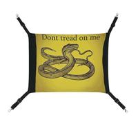 YKLBV Hamac respirant imprimé Dont Tread on Me pour animal domestique - Solution peu encombrante pour chats, chiens et petits animaux de compagnie - Confort n'importe où