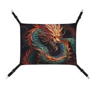 YKLBV Hamac respirant imprimé dragon chinois pour animal domestique - Solution peu encombrante pour chats, chiens et petits animaux de compagnie - Confort n'importe où