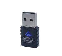 Yklhsocneg 1 Pièce WiFi Réseau Adaptateur Double Bande 2.4GHz+5Ghz Gratuit Pilote RTL8811CU Puce Mini USB Sans Carte Réseau 11AC 600Mbps