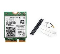 Yklhsocneg Carte réseau PCB AX211NGW+Double Antenne WiFi 6E M.2 Clé E CNVio2 2.4Ghz/5Ghz 802.11Ac Bluetooth 5.2 Adaptateur