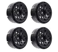 Yklhsocneg Lot de 4 jantes en plastique Beadlock 1.9 pour 1/10 RC Crawler SCX10 90046 AXI03007 TRX4 D90