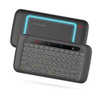 Yklhsocneg Mini clavier sans 2,4 GHz avec pavé tactile rétroéclairé pour Android TV Box