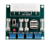 Yklhsocneg Module de test d'alimentation d'adaptateur d'alimentation de carte de transfert ATX Module de sortie de circuit d'alimentation