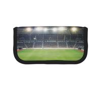 YKLJG Trousse à crayons avec imprimé de fleurs tropicales pour fournitures scolaires et de bureau, Stadium Football Satdium Field Light Night, One Size, Trousse de maquillage