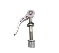 YKMYXZ, 1 boulon à dégagement rapide M8 50/55/60/65/75 mm for tige de selle de vélo, levier de serrage, brochette, outil de cyclisme(M8x75mm Silver color)