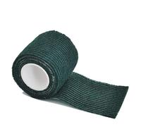 YKMYXZ, 1 rouleau de bandage de gaze 2,5/5/10 cm x 4,8 m, auto-adhésif, respirant, élastique, for la fixation des doigts, des poignets et des jambes(Dark green,2.5cmX4.8m)