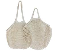 YKMYXZ, 1 Sac de Courses réutilisable, Sac en Filet Portable, Sac de Rangement for Fruits et légumes, Sac en Maille Pliable en Coton écologique, for fourre-Tout(Warm White 13,S 10x35x38cm)
