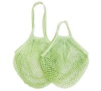 YKMYXZ, 1 Sac de Courses réutilisable, Sac en Filet Portable, Sac de Rangement for Fruits et légumes, Sac en Maille Pliable en Coton écologique, for fourre-Tout(Avocado Green 20,S 10x35x38cm)