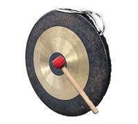 YKMYXZ, 32 cm/Comprend un gong, un maillet et une corde/Gong en bronze au look traditionnel/pour la méditation, la thérapie sonore et le yoga.(45cm)