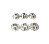 YKMYXZ, Accouplement à bride, accouplement à bride rigide, support d'arbre de guidage en acier 5 pièces, connecteur de coupleur de moteur d'accouplement(6.35mm)