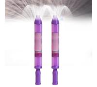 YKMYXZ arroseur à Tuyau, Jouet de pulvérisation d'eau Style feu d'artifice 2025 for Couples, Pistolet arroseur extractible à Haute Pression, Jouets interactifs Amusants(Purple*2)