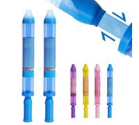 YKMYXZ arroseur à Tuyau, Jouet de pulvérisation d'eau Style feu d'artifice 2025 for Couples, Pistolet arroseur extractible à Haute Pression, Jouets interactifs Amusants(Blue*2)