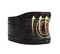 YKMYXZ， Attelle lombaire taille réglable Tourmaline auto-chauffant thérapie magnétique ceinture de soutien de la taille du dos orthèse lombaire bande de Massage soins de santé hommes femmes(L)