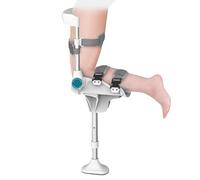 YKMYXZ, Béquille de genou indolore et aide à la marche for un soutien d'une seule jambe - Dispositif d'assistance for une mobilité et une stabilité améliorées(Left)