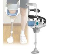 YKMYXZ, Béquille de genou indolore for fracture de la cheville chez les personnes âgées, alternative aux béquilles, genouillère for fracture de la cheville(Right Leg)