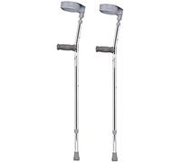 YKMYXZ, Béquilles d'avant-bras en aluminium for adultes, poignée confortable, garde au sol de 72 à 95 cm, lot de 2, cannes de marche légères
