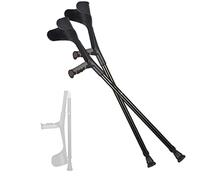 YKMYXZ, Béquilles de marche extensibles et pliables en aluminium, dispositif de mobilité for béquilles, supporte jusqu'à 330 lb. Gardez-le à l'esprit