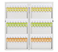 YKMYXZ, Boîte à clés Murale, 4 capacités au Choix, Armoire à clés Murale, boîte à clés Robuste en tôle laminée à Froid(48 Keys)