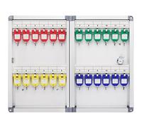 YKMYXZ, Boîte à clés Murale, 6 Options de capacité, Armoire à clés Murale en Alliage d'aluminium, boîte à clés à Fixation Murale(24 Keys)
