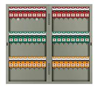 YKMYXZ, Boîte à clés Murale (capacité: 24/32/48/72/96/120clés); Armoire à clés en Option; boîte à clés sécurisée en Acier Peint avec étiquettes colorées.(48 Keys)