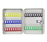 YKMYXZ, Boîte à clés Murale décorative Multi-capacités avec étiquettes colorées, Organiseur de Rangement for hôtel, Armoire à clés en Acier(45 Keys)