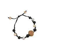 YKMYXZ, Bracelet Bagua Koi en acajou, corde tressée à la main, pierre naturelle, cordon de serrage for Couple